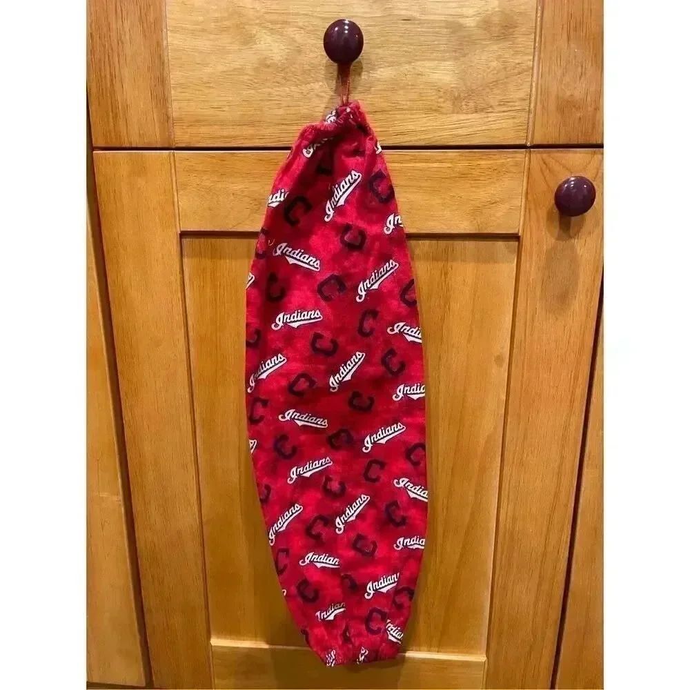 Handmade Plastic Bag Holder- Cleveland Indians